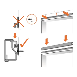 Vliegengordijn Recht - Transparant - 90 X 210cm - Sun-Arts -Woondecoratie Winkel bevestiging vliegengordijn