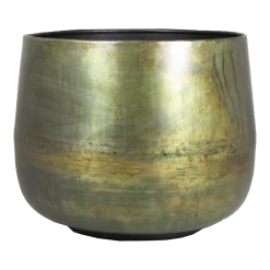 Bloempot Athene - D21 X H16cm - Groen Platina