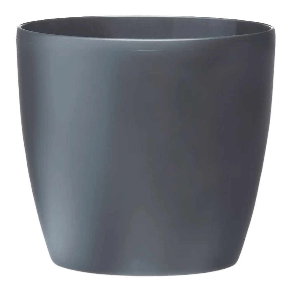 Bloempot Elho Brussels Rond 35cm - Met Wielen - Antraciet