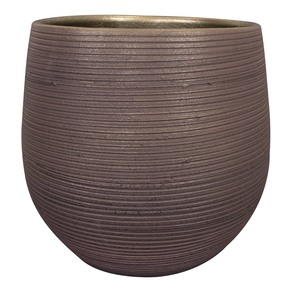 Bloempot Lydia - D36 X H32cm - Shiny Purple 1 Bloempot Lydia - D36 X H32cm - Shiny Purple