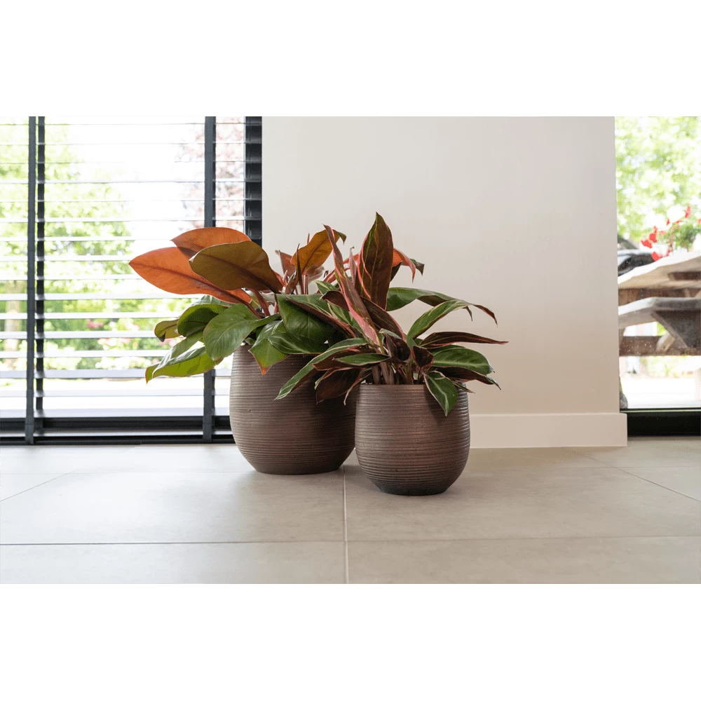 Bloempot Lydia - D36 X H32cm - Shiny Purple 2 Bloempot Lydia - D36 X H32cm - Shiny Purple - Afbeelding 2