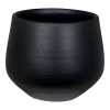 Bloempot Petra - D23 X H20cm - Mat Zwart