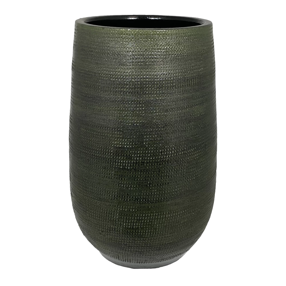 Bloempot Tokio Hoog - D30 X H70cm - Groen 1 Bloempot Tokio Hoog - D30 X H70cm - Groen
