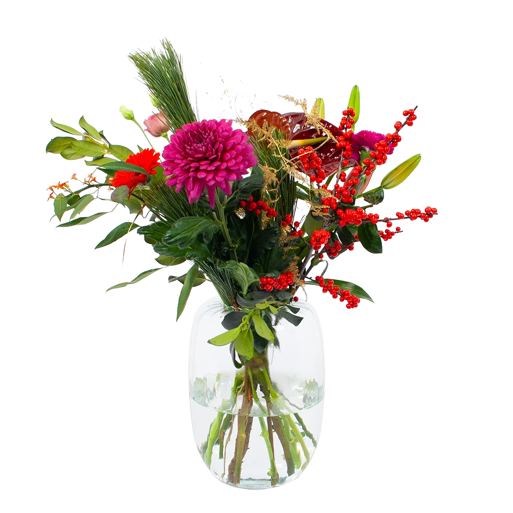 Boeket Liefdevolle Kerst Groot 1 Boeket Liefdevolle Kerst Groot