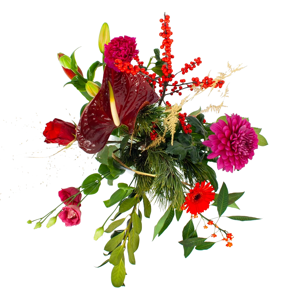 Boeket Liefdevolle Kerst Groot 2 Boeket Liefdevolle Kerst Groot - Afbeelding 2