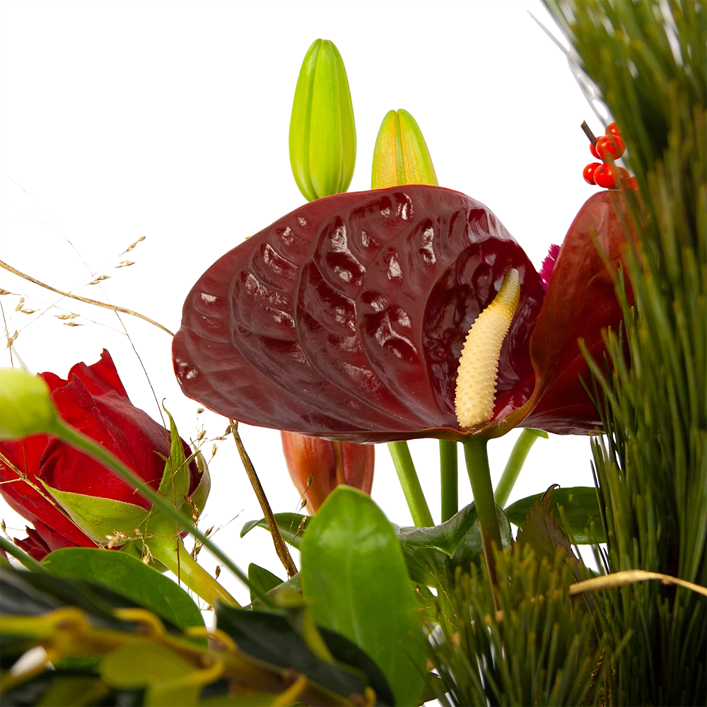 Boeket Liefdevolle Kerst Groot 4 Boeket Liefdevolle Kerst Groot - Afbeelding 4