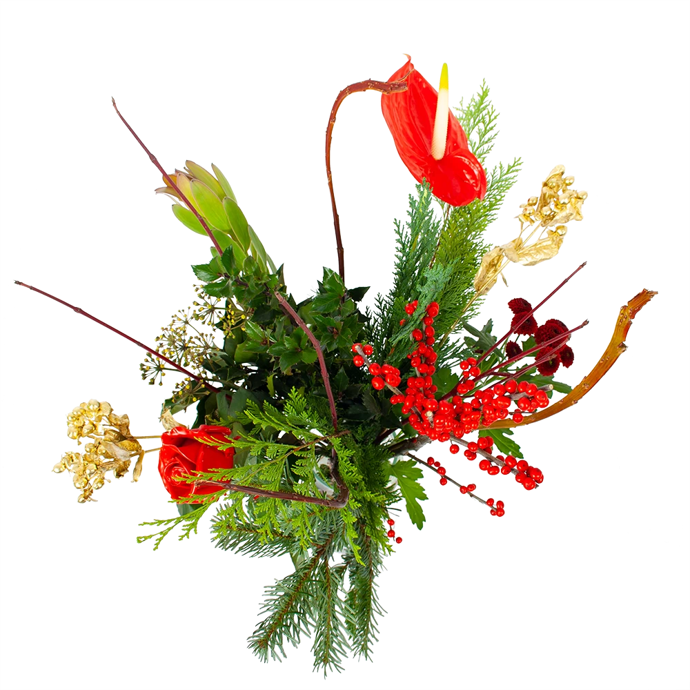 Boeket Winterpret Groot 2 Boeket Winterpret Groot - Afbeelding 2