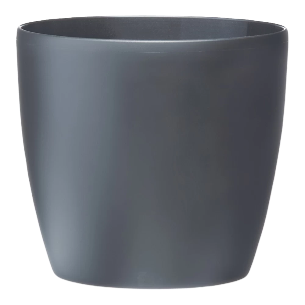 Bloempot Elho Brussels Rond 47cm - Met Wielen - Antraciet 1 Bloempot Elho Brussels Rond 47cm - Met Wielen - Antraciet