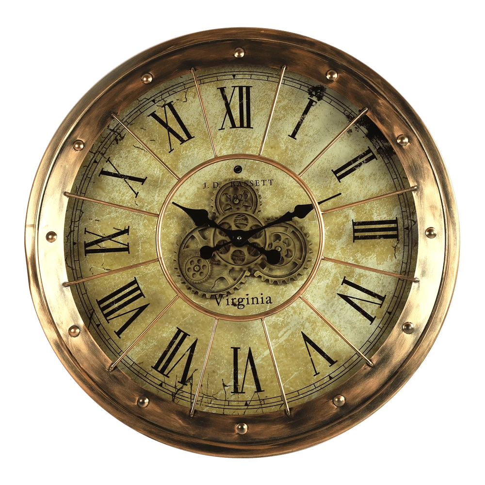 Klok Alford Koper U00f8 80 Cm - Wandklok