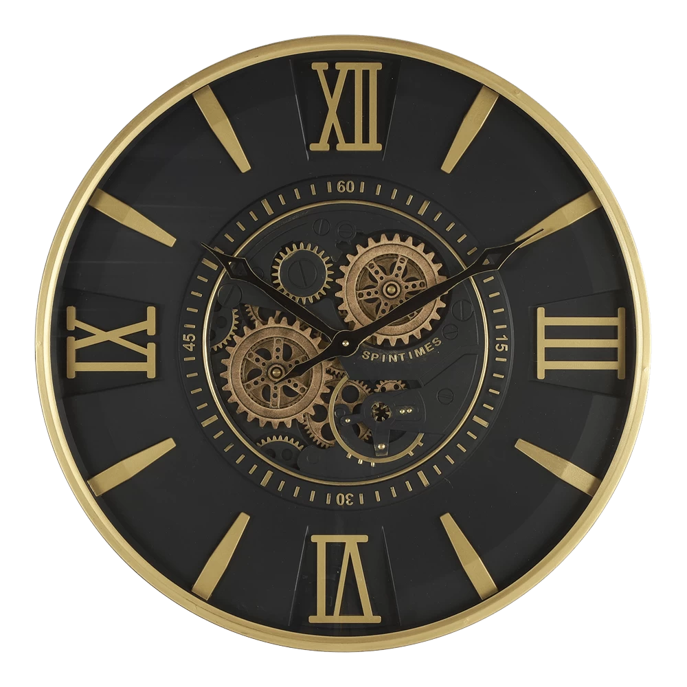 Klok Devon Goud U00f8 60 Cm - Wandklok 1 Klok Devon Goud U00f8 60 Cm - Wandklok