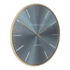 Klok Oyster Staalblauw/goud U00f8 65 Cm - Wandklok
