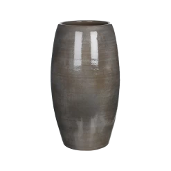 Bloempot Lester Hoog - D30 X H50cm - Donkergrijs