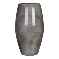 Bloempot Lester Hoog - D39 X H70cm - Donkergrijs