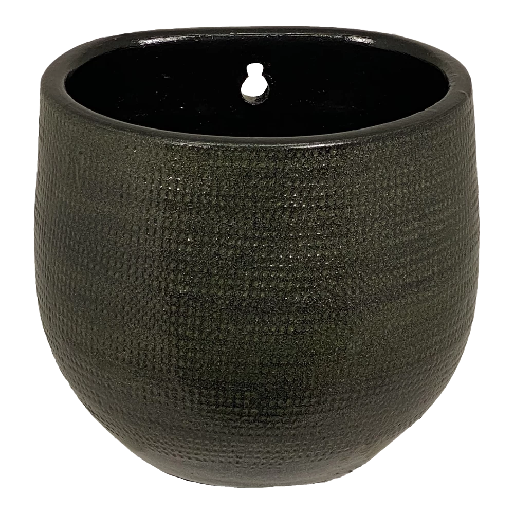 Muur Bloempot Tokio - D20 X H18cm - Groen 1 Muur Bloempot Tokio - D20 X H18cm - Groen