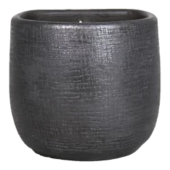 Muur Bloempot Mira - D18 X H16cm - Antraciet