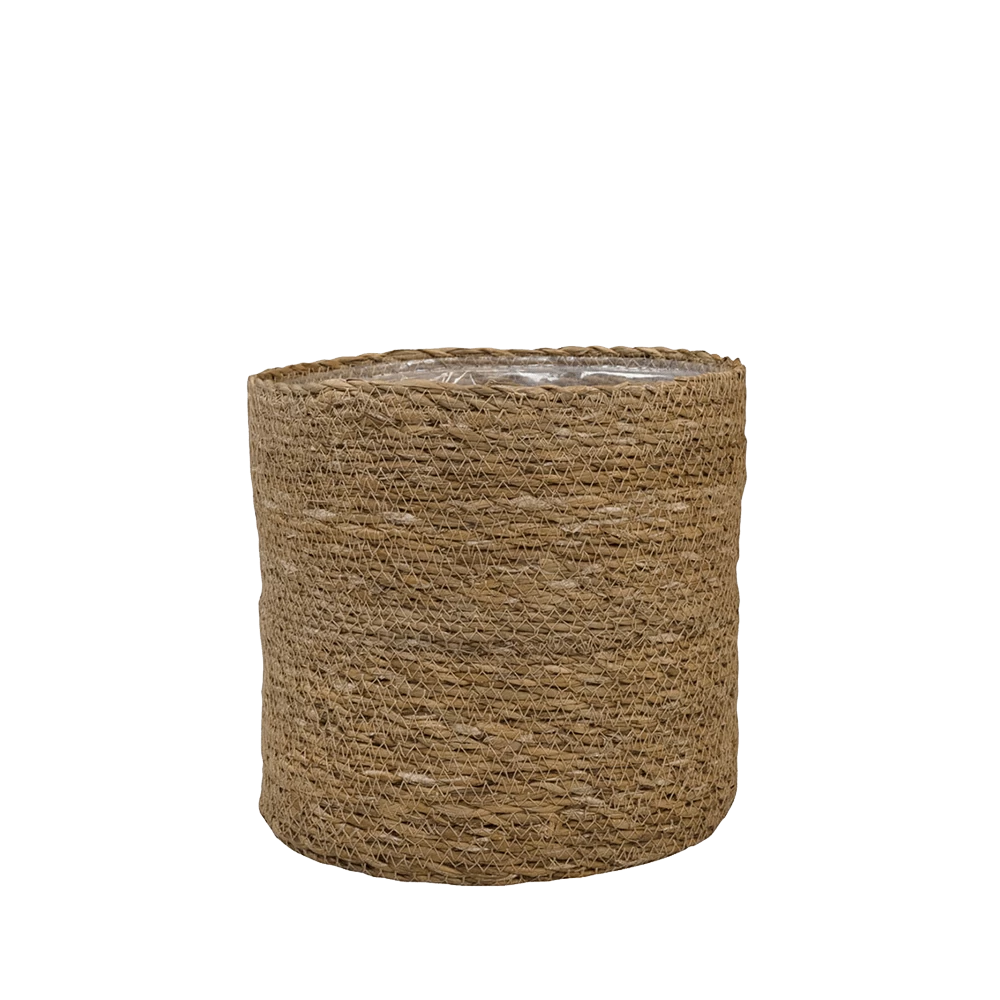 Plantenmand Stef - D28 X H28cm - Naturel 1 Plantenmand Stef - D28 X H28cm - Naturel