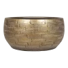 Plantenschaal Steef - D27 X H14cm - Industrieel Goud