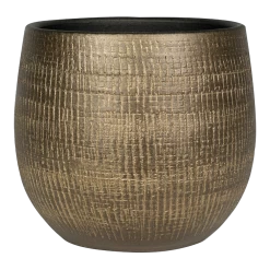 Bloempot Ryan - D26 X H26cm - Shiny Gold