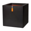 Capi Plantenbak Vierkant Urban Smooth NL - L30 X B30 X H30cm - Zwart