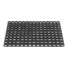 HAMAT Rubbere Ringmat Domino - 80x50cm - Zwart - Deurmat