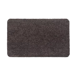 Schoonloopmat Aqualuxe - 80x50cm - Bruin - Deurmat