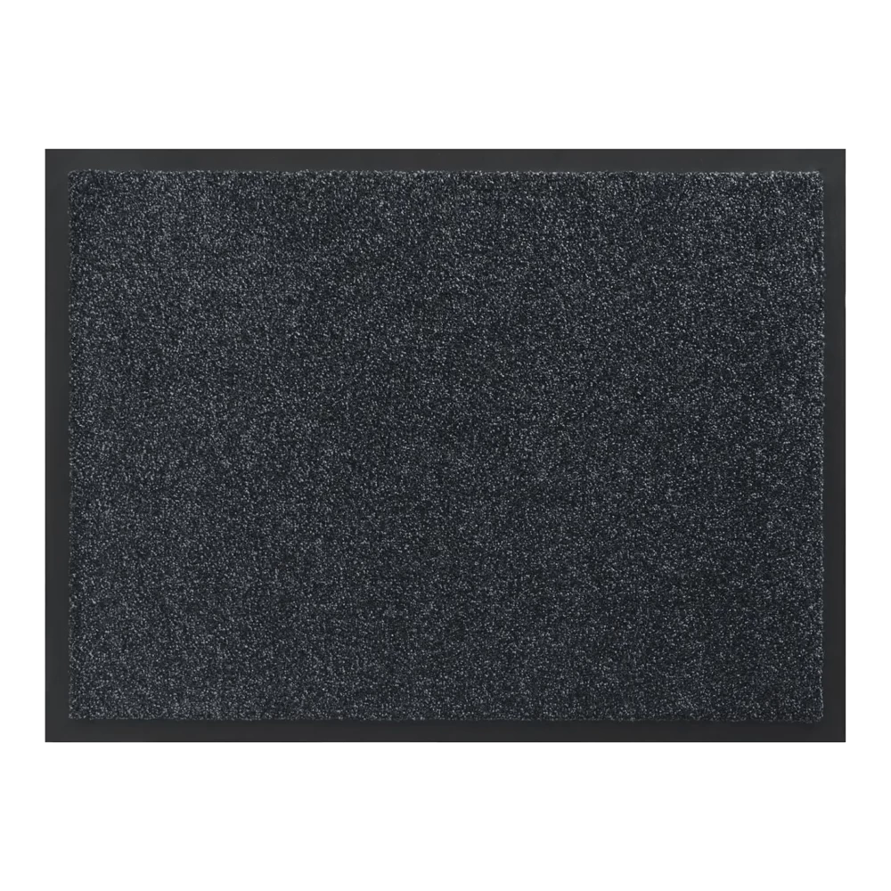 HAMAT Schoonloopmat Briljant - 80x60cm - Graphite - Deurmat 1 HAMAT Schoonloopmat Briljant - 80x60cm - Graphite - Deurmat