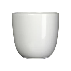 Bloempot Tusca - D28 X H25cm - Wit