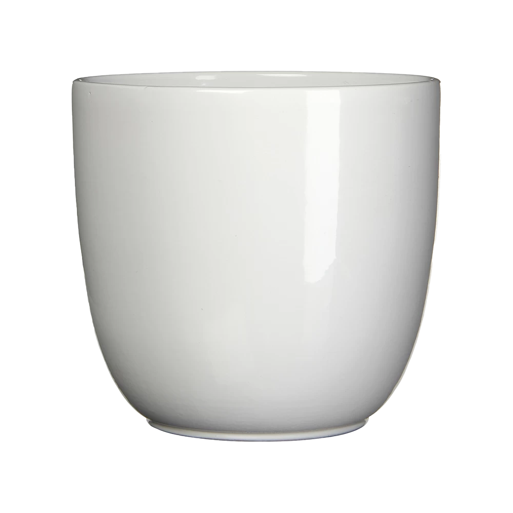 Bloempot Tusca - D31 X H28.5cm - Wit 1 Bloempot Tusca - D31 X H28.5cm - Wit