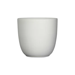 Bloempot Tusca - D28 X H25cm - Mat Wit