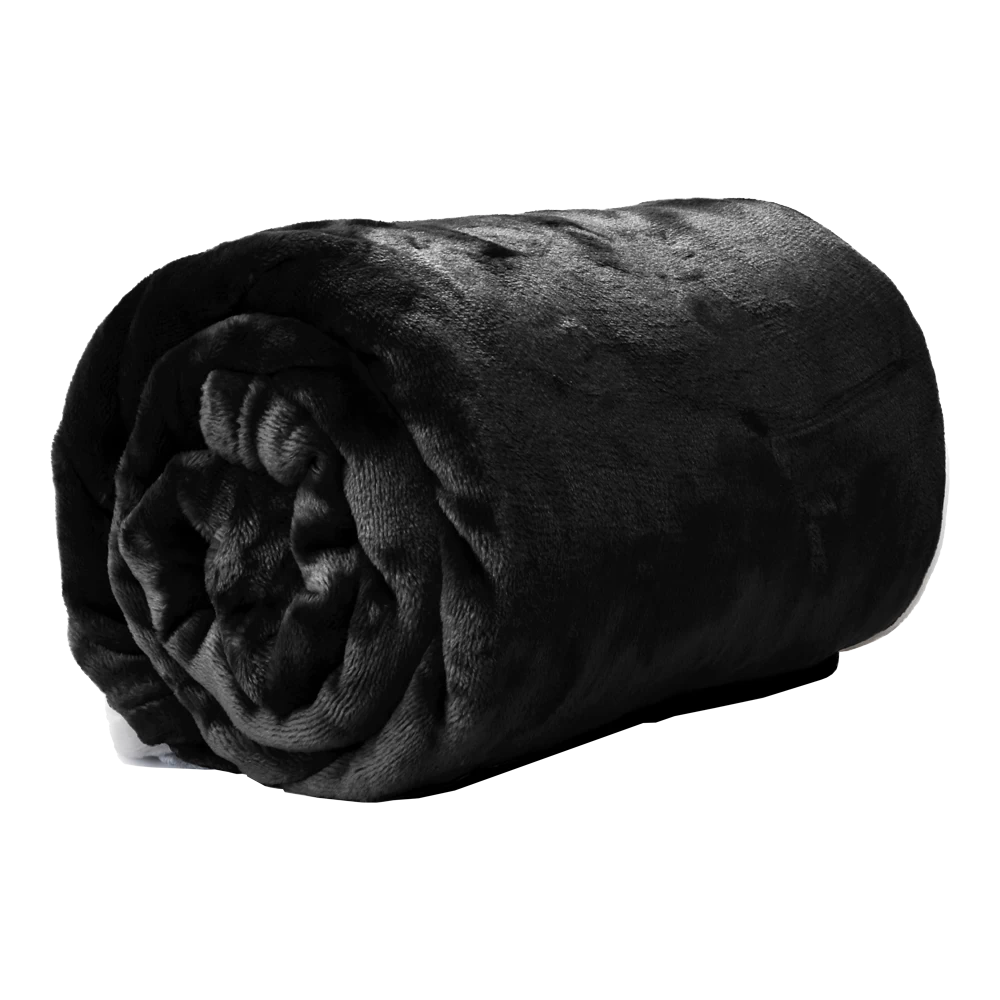 Unique Living Plaid Enzo - 130x180cm - Black 1 Unique Living Plaid Enzo - 130x180cm - Black