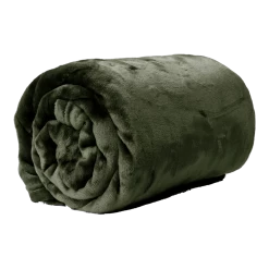 Unique Living Plaid Enzo - 130x180cm - Deep Green