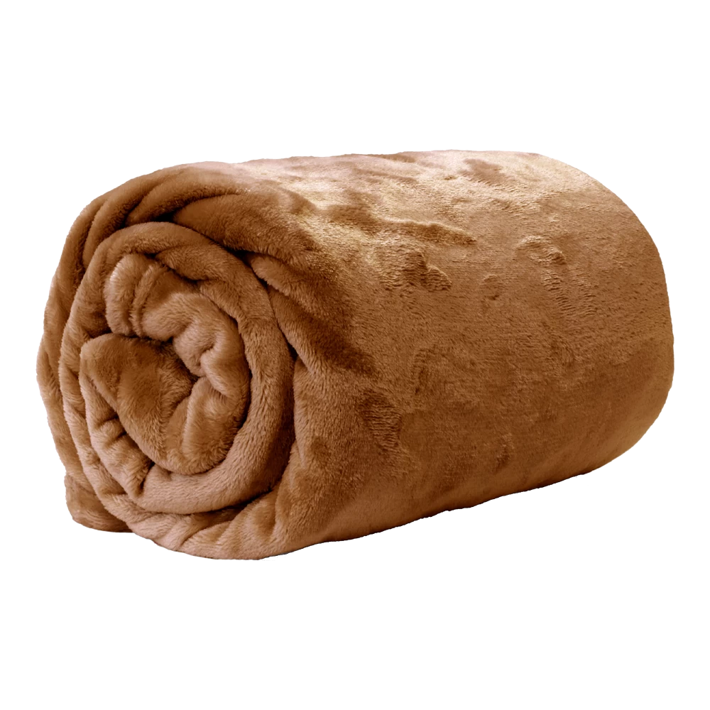 Unique Living Plaid Enzo - 130x180cm - Leather Brown 1 Unique Living Plaid Enzo - 130x180cm - Leather Brown