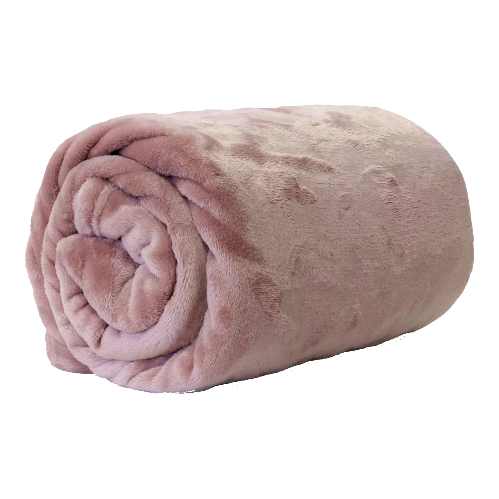 Unique Living Plaid Enzo - 130x180cm - Old Pink 1 Unique Living Plaid Enzo - 130x180cm - Old Pink