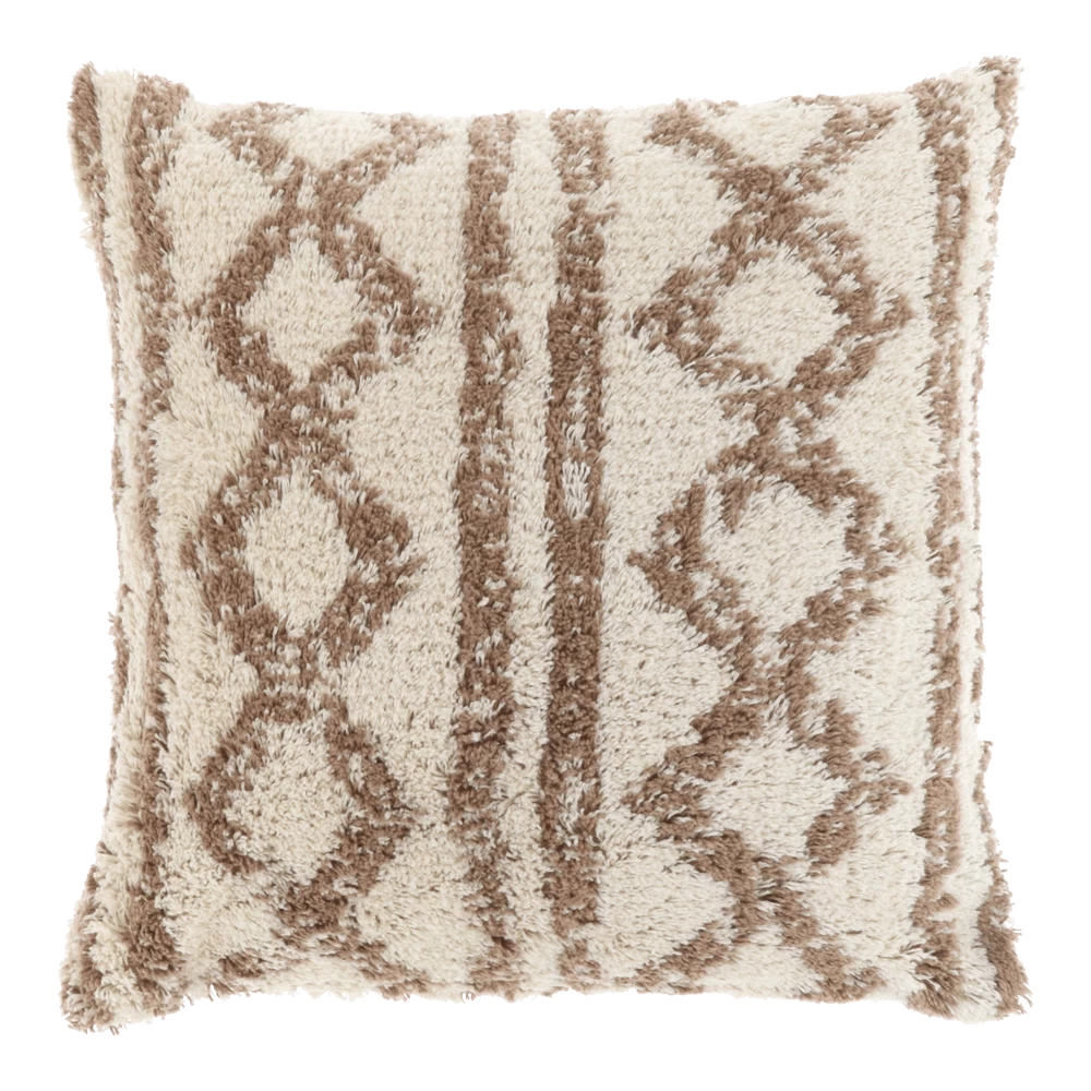 Unique Living Sierkussen Elliot - 45x45cm - Coconut 1 Unique Living Sierkussen Elliot - 45x45cm - Coconut