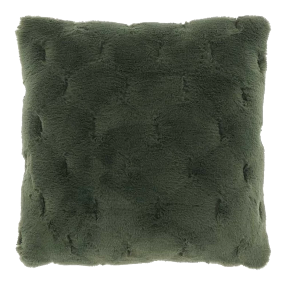 Unique Living Sierkussen Quincy - 45x45cm - Deep Green 1 Unique Living Sierkussen Quincy - 45x45cm - Deep Green