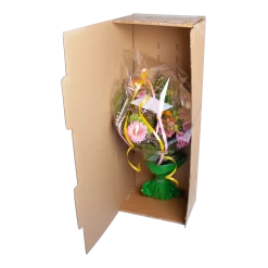 Boeket Plukgeluk Middel -Woondecoratie Winkel verpakking boeket open 1 18