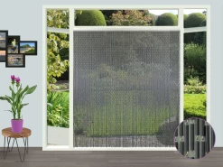 Vliegengordijn - Antraciet - 100 X 232cm - Sun-Arts -Woondecoratie Winkel vliegengordijn antraciet 100 x 232cm sun arts 100 3