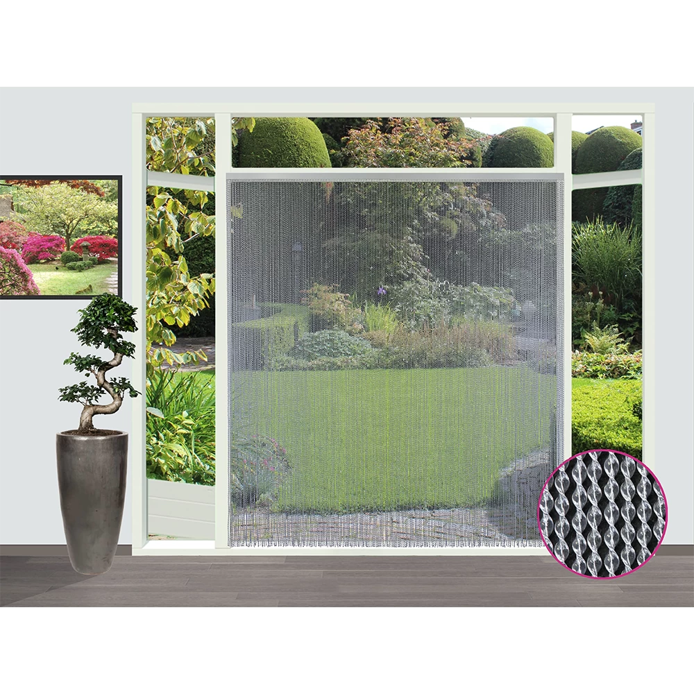 Vliegengordijn Evora - Transparant - 100 X 232cm - Sun-Arts - Afbeelding 4