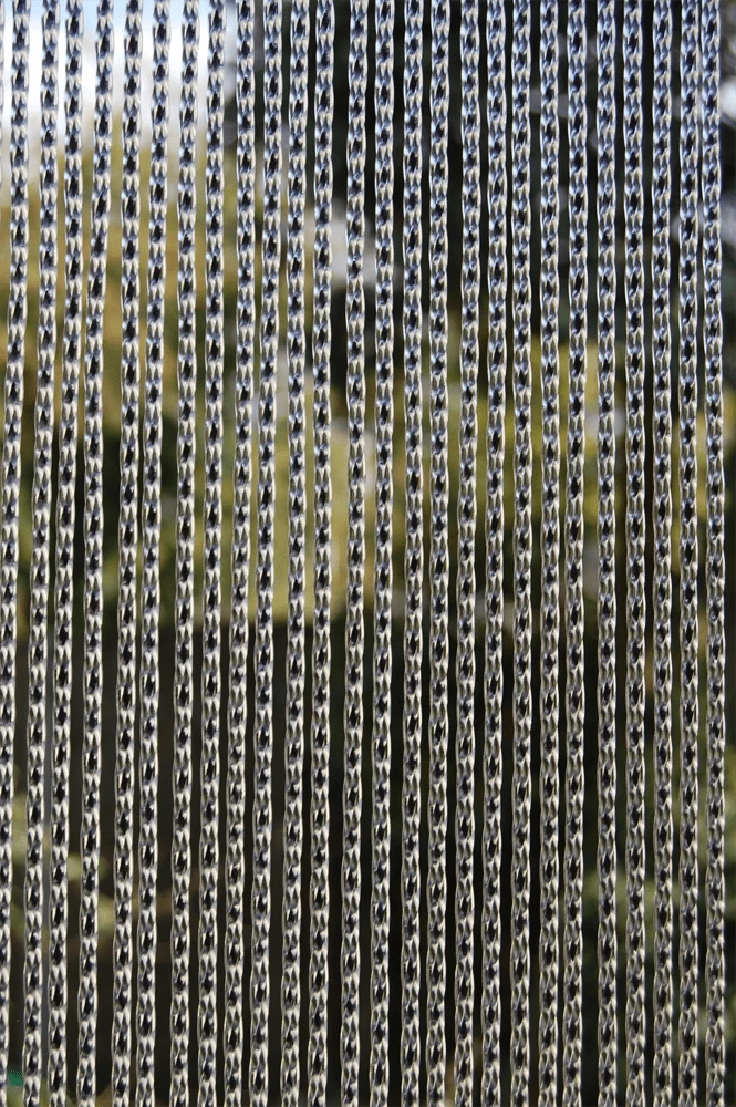 Vliegengordijn Roma - Transparant/Zwart - 100 X 232cm - Sun-Arts - Afbeelding 2