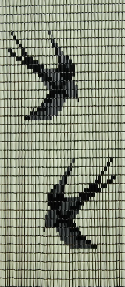 Vliegengordijn Zwaluwen - Creme/Zwart - 100 X 232cm - Sun-Arts - Afbeelding 2