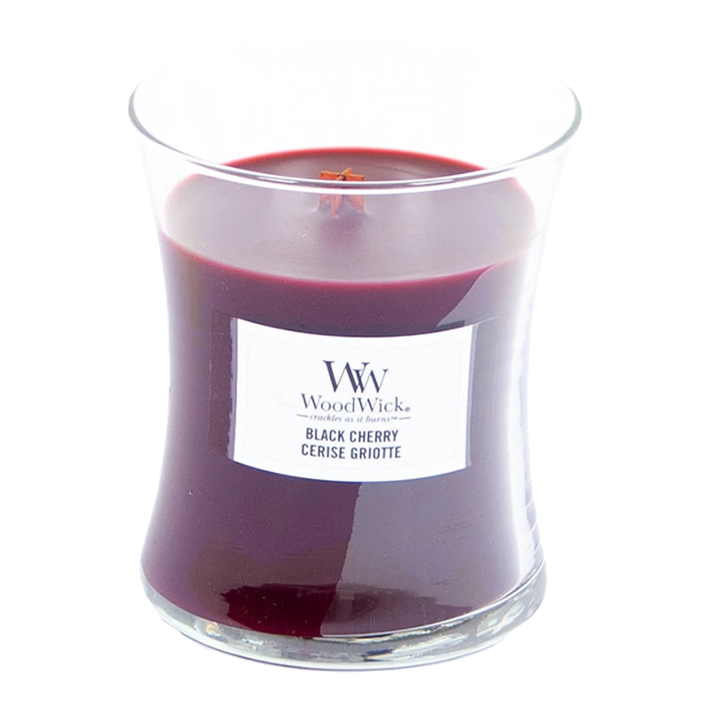 Woodwick Black Cherry Medium Candle - Geurkaars 2 Woodwick Black Cherry Medium Candle - Geurkaars - Afbeelding 2