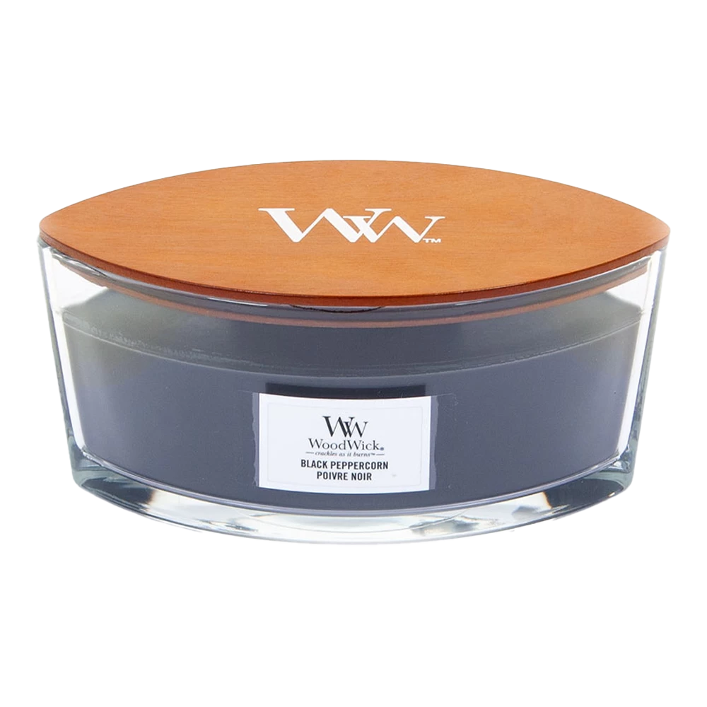 Woodwick Black Peppercorn Ellipse Candle - Geurkaars 1 Woodwick Black Peppercorn Ellipse Candle - Geurkaars