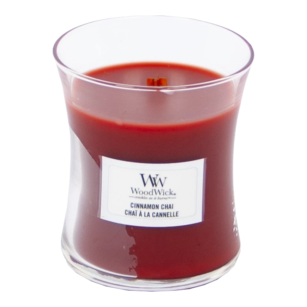 Woodwick Cinnamon Chai Mini Candle - Geurkaars 2 Woodwick Cinnamon Chai Mini Candle - Geurkaars - Afbeelding 2