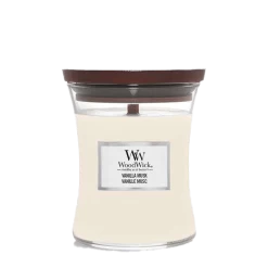 Woodwick Vanilla Musk Medium Candle - Geurkaars