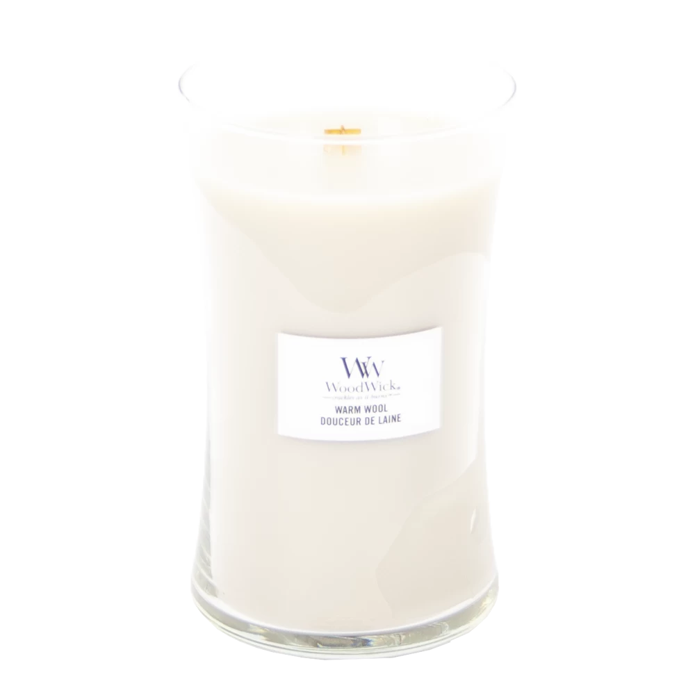 Woodwick Warm Wool Large Candle - Geurkaars 2 Woodwick Warm Wool Large Candle - Geurkaars - Afbeelding 2