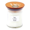 Woodwick White Teak Medium Candle - Geurkaars