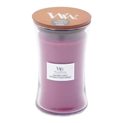 Woodwick Wild Berry & Beets Large Candle - Geurkaars