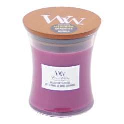Woodwick Wild Berry & Beets Medium Candle - Geurkaars